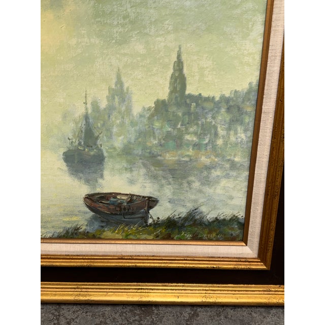 Roelef Dozeman Oil on Canvas, Mid 20th Century For Sale - Image 10 of 12