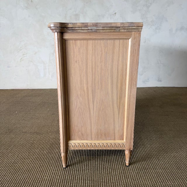 Louis 4 Drawer Commode - White Oak For Sale In Los Angeles - Image 6 of 11