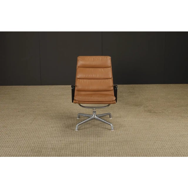 Brown 1970s Model 'Ea-416' Soft Pad Chair by Charles Eames for Herman Miller, Signed For Sale - Image 8 of 18