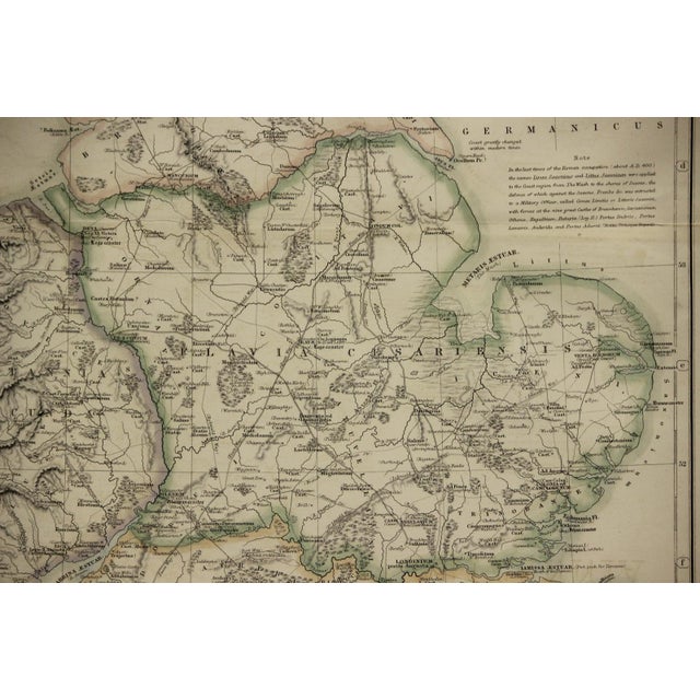 Late 19th Century "Britannia" Framed Map For Sale - Image 4 of 8