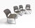 Add authentic Herman Miller design to your workspace with this set of four Limerick stacking office chairs, circa 2009....