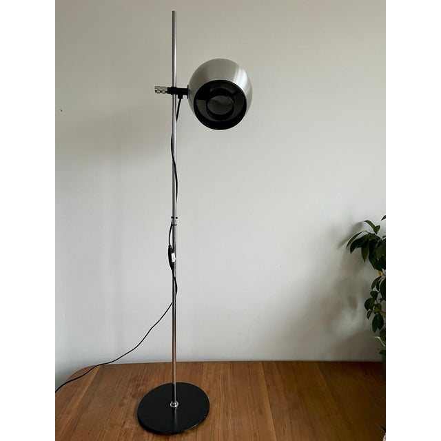 1970s Metal Floor Lamp from Hemi Klot, Denmark, 1970s For Sale - Image 5 of 18