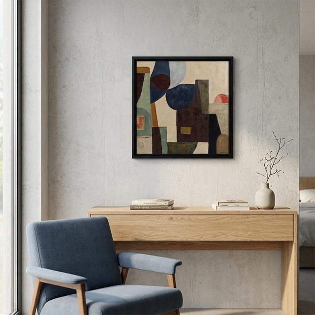 Enigme, Geometric Abstract, Contemporary, Framed by Sophie Dumont For Sale - Image 9 of 9