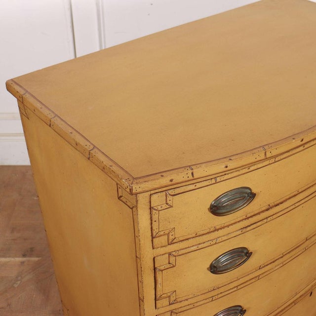 Georgian Bowfront Chest of Drawers For Sale - Image 10 of 12