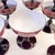 1960s 9 Carlo Moretti Amethyst cased glass coupe glasses // eggplant or raisin colored blown glass // purple and white colored glass stemware For Sale - Image 12 of 13