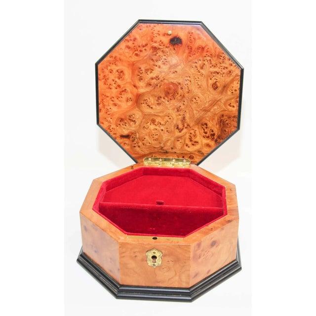 Octagonal Jewelry Music Box, Made in Italy For Sale - Image 11 of 13