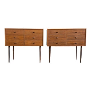 1950s Rare Large Nightstands - A Pair For Sale
