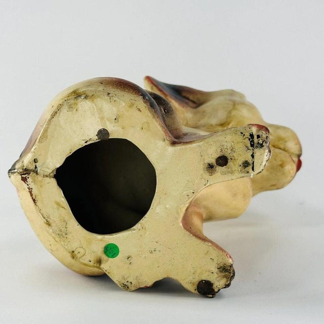 English Art Pottery Bonzo Dog Hand-Painted Ceramic Figurine, 1930s For Sale - Image 6 of 9