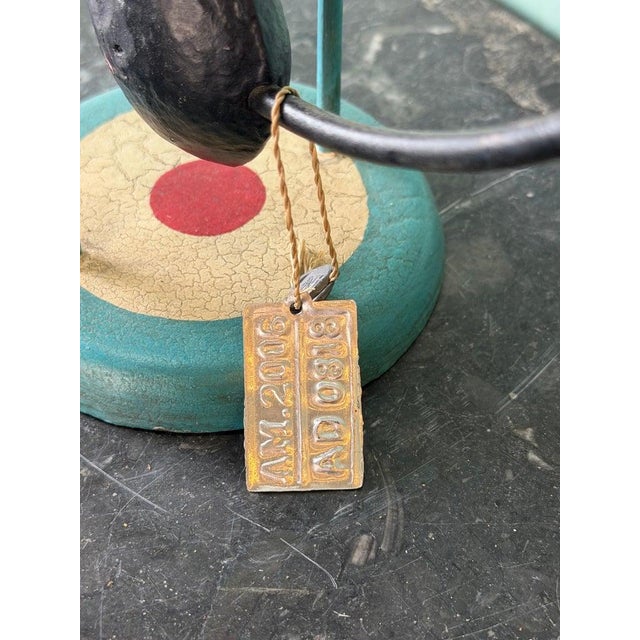 Vintage Folk Art Airplane Pilot Balancing Kinetic Sculpture For Sale - Image 4 of 9