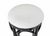 Art Deco Stools in Lacquered Wood and White Leather, Italy, 1970s, Set of 2 For Sale - Image 4 of 5