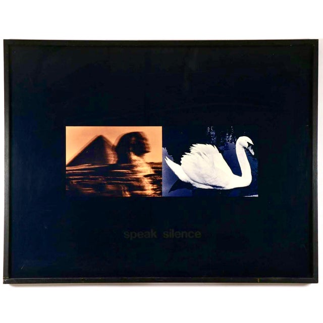 Sorel Cohen, Large Scale Color Photograph Ektacolor C Print Art Photo Typography Sorel Cohen, 1978 For Sale