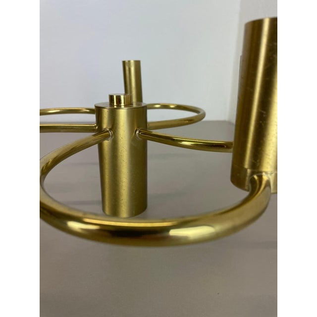 Round Brass Ceiling Light, Germany, 1980s For Sale - Image 14 of 18