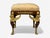 French Empire Revival, Bronze, Mahogany, Fabric, Footstool or Ottoman, France, 19th c. A striking antique stool featuring...