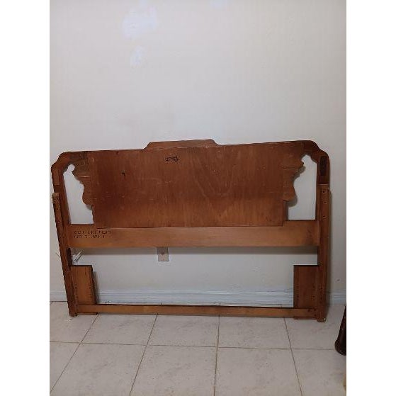 Vintage Asian Inspired Queen Size Wooden Headboard Dark Wood Tone Style: Asian Color: Brown Dimensions: 63" W x 43" H x 1...