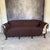 Antique Chippendale Style Victorian Sofa With Cream Damask Upholstery For Sale - Image 17 of 17