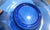Glass MCM Cobalt Glass Center Bowl For Sale - Image 7 of 11