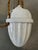 Glass Antique Adjustable Opaline and Porcelain Pendant Lamp, 1930s For Sale - Image 7 of 10