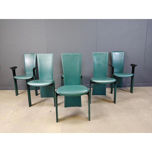 Vintage Dining Chairs attributed to Pietro Costantini, 1980s, Set of 6 For Sale - Image 10 of 12