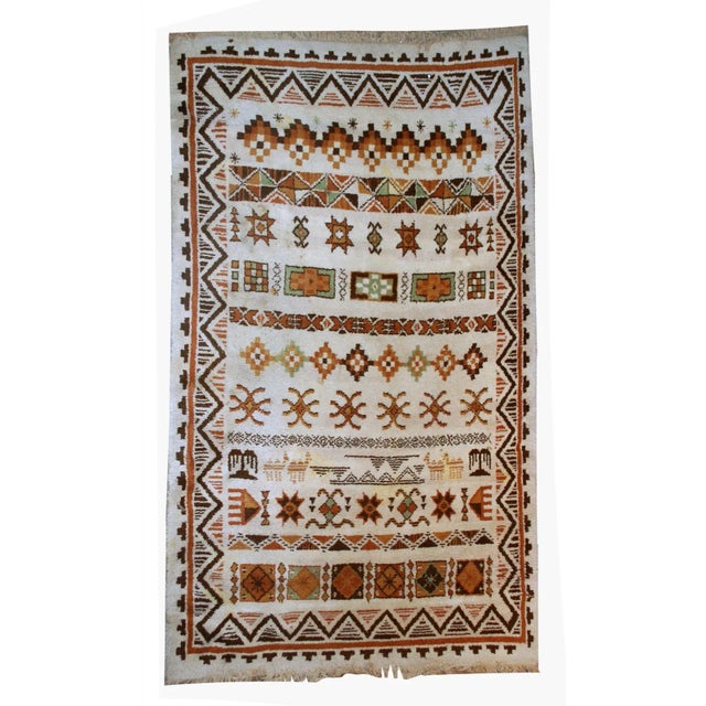 1960s Vintage Belgian Savonnerie Rug For Sale - Image 9 of 9