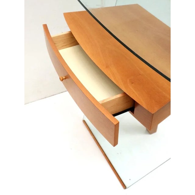 Brown Vintage Italian Television Cabinet, 1970s For Sale - Image 8 of 8