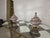 Pair of large shell lamps by Giulia Mangani Refined and elegant ceramic lamps. The ceramist has masterfully reproduced two...