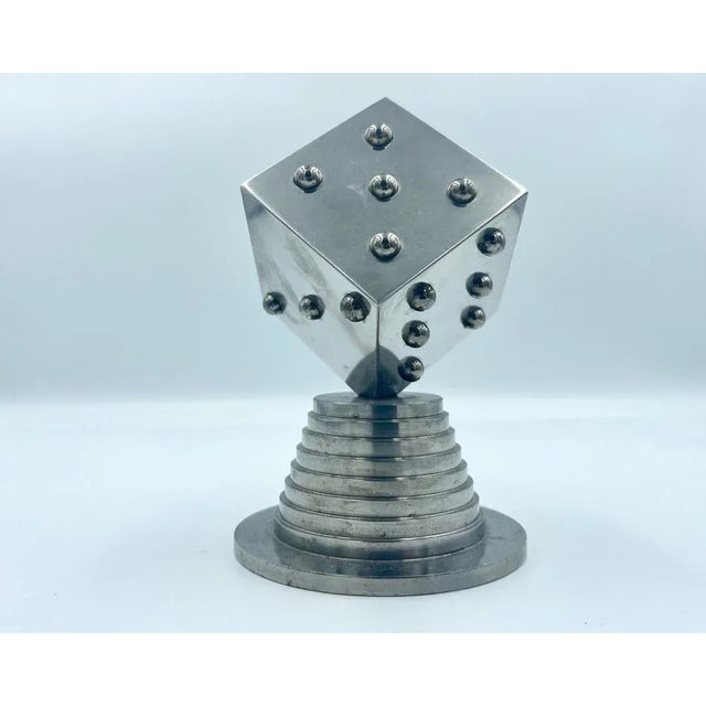 1950s Art Deco Dice Paperweight, 1960s For Sale - Image 5 of 9