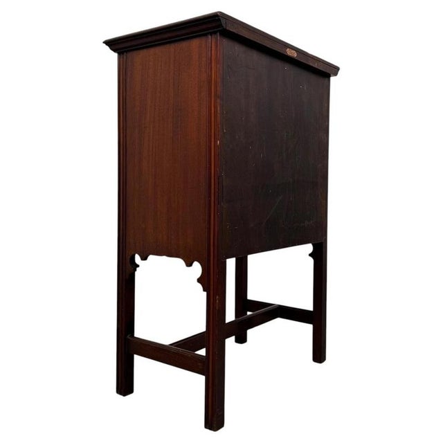 Antique English Mahogany Cabinet, 1900s For Sale - Image 11 of 13