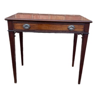 19th Century English One Drawer Side Table For Sale