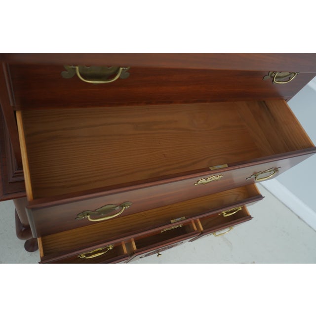 Henkel Harris Henkel Harris Cherry Philadelphia Highboy For Sale - Image 4 of 18