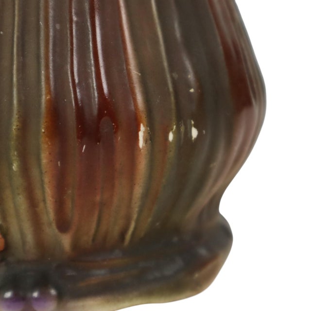Art Nouveau Amphora Style Pottery Vases with Putti, 1890s, Set of 2 For Sale - Image 11 of 17
