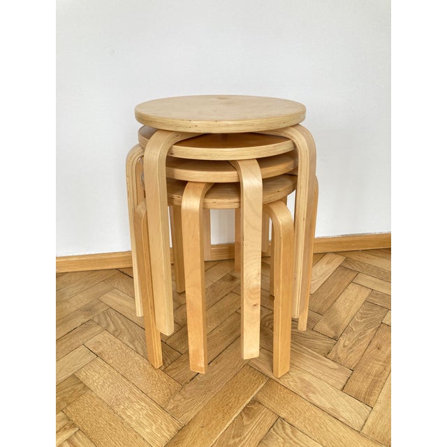 Vintage Frosta Stool in Birch Wood from Ikea, 1990s | Chairish