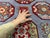 Slate Blue Philpa Bokhara Wool Rug With Elephant Foot Motifs, 4'11" X 6'5" For Sale - Image 13 of 15