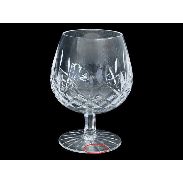 Mid 20th Century Waterford Lismore Brandy Snifters, Set of Six For Sale In Los Angeles - Image 6 of 6