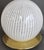 White Vintage Italian Murano Glass Globe Table Lamp by Itre, 1970s For Sale - Image 8 of 12