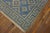 1930s Blue Geometric Tribal Antique Indian Cotton Dhurrie Rug 10' X 12'2" Flatweave Carpet For Sale - Image 11 of 11