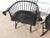 Massive Pair Vintage D R Dimes Style Painted Comback Windsor Arm Chairs For Sale - Image 15 of 15