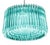 Italian Light-Blue Triedro Concava Chandelier by Simoeng For Sale