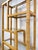 Coastal Etagere Rattan Wrapped Milo Baughman Style Five Tier Glass Shelf MCM For Sale In Tampa - Image 6 of 15