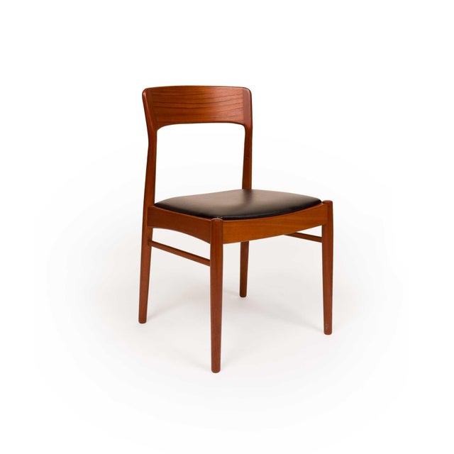 Bruno Hansen Henning Kjaernulf Model 26 Dining Chairs for Korup Stolefabrik, 1960s Set of Six For Sale - Image 4 of 9