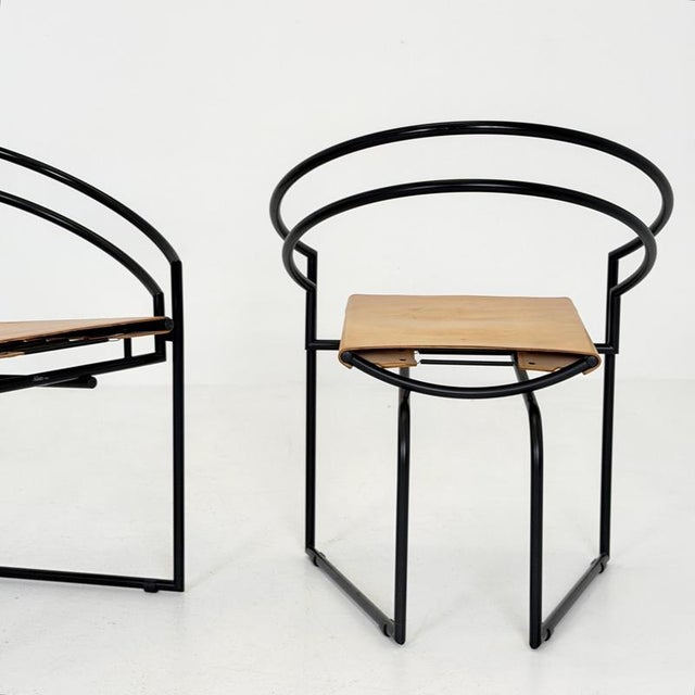 Black Mid-Century Postmodern Latonda Chair by Mario Botta for Alias, Italy, 1980s For Sale - Image 8 of 18
