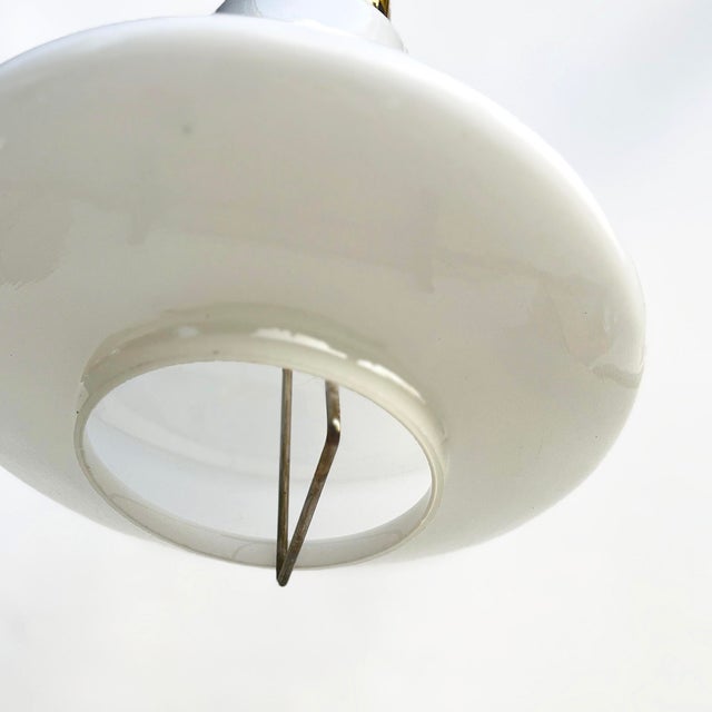 Hanging Lamp, Kamenický Šenov, Czechoslovakia, 1950s For Sale - Image 4 of 13