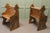 Arts and Crafts Hall Chairs in the style of Pugin, 1880, Set of 2 For Sale - Image 6 of 10