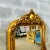 French Style Gold Floor Mirror – 5 Ft Tall For Sale - Image 4 of 7
