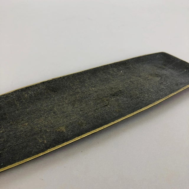 Large Brass Shell Plate Desk Element, Austria, 1950s For Sale - Image 11 of 17