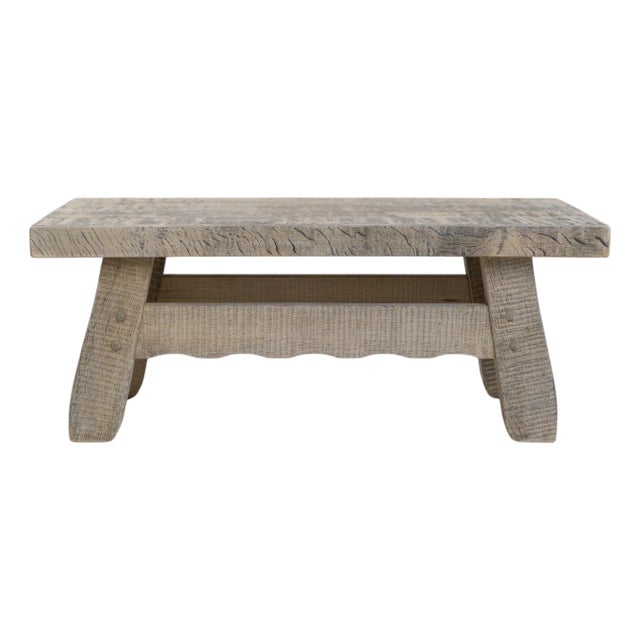 20th Century French Oak Coffee Table For Sale