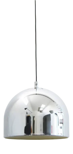 Chrome-Plated Pendant Light from Staff, 1970s