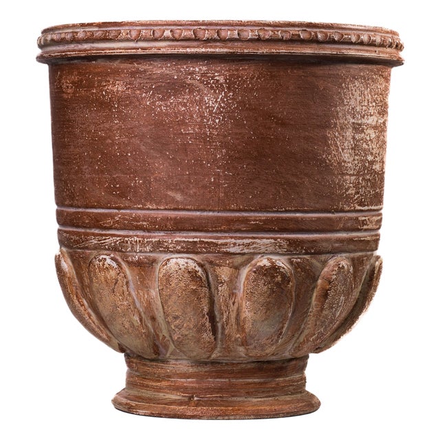 Visha Grecian Terracotta Vase For Sale