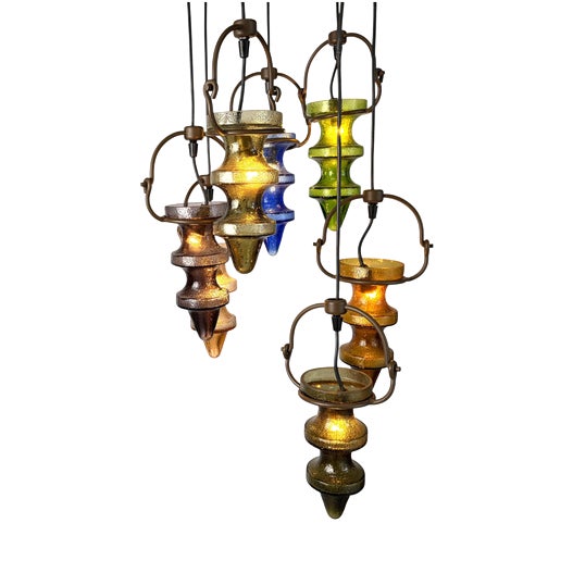 Brutalist Stalacticte Chandelier by Nanny Still for Massive Belgium, 1960s For Sale
