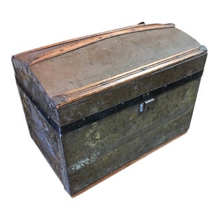 Antique Victorian Storage Chest For Sale