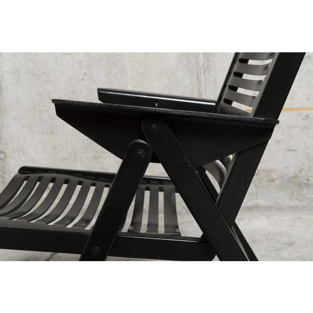 Rex Folding Lounge Chairs attributed to Niko Kralj, 1980s, Set of 2 For Sale - Image 11 of 14